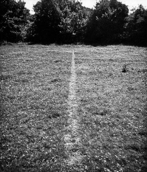 richard_long_-_a_line_made_by_walking_600x600.jpg A line made by walking, Richard Long, 1967
