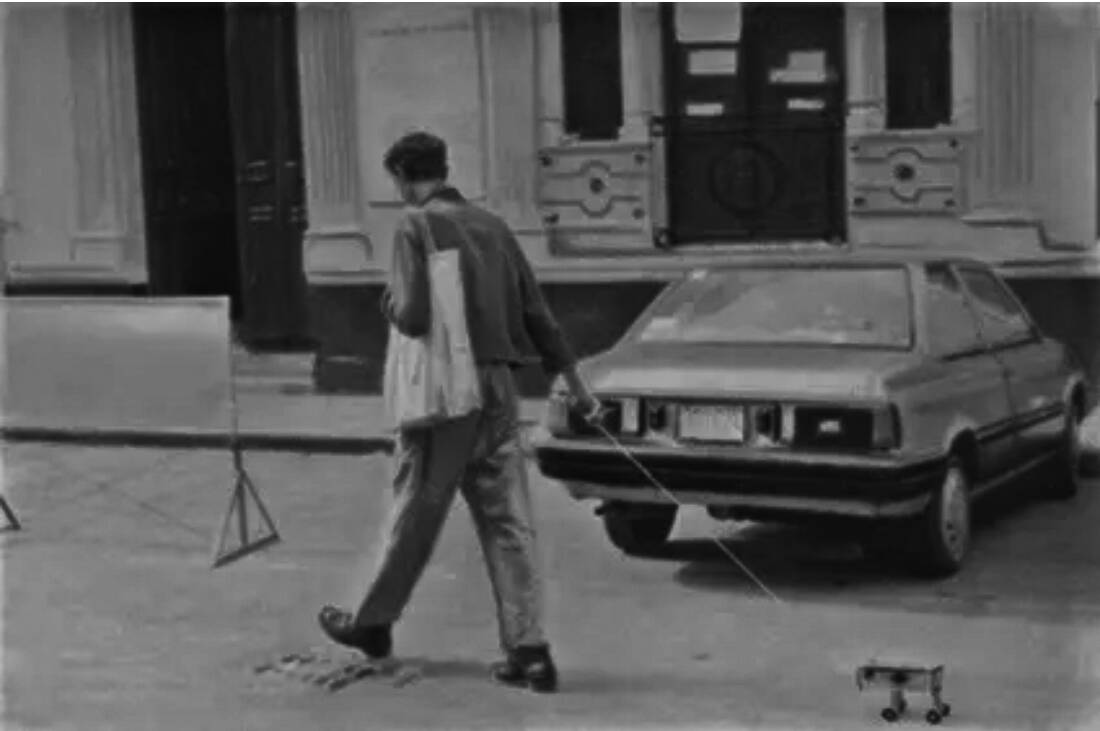 Francis Alÿs, The Collector, Mexico City 1991-2006. In Kollaberation mit Felipe Sanabria